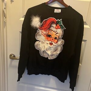 Judith March Black Santa Sweater